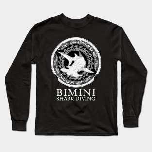 Hammerhead Shark Diving Bimini Long Sleeve T-Shirt